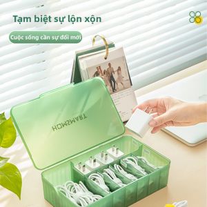 Transparent Divider Dust-proof Storage Box