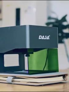 DAJA Laser Engraving Machine DJ6 CNC Mini Portable Engraving Machine DIY LOGO Marking Printer for Woodworking Wood Plastic Comes with 4 Lifting Columns Easy to Learn and Use Suitable for Novices