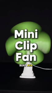 ENCO /ALP (J490) 5 BLADE STRONG WIND MINI CLIP/DESKTOP/WALL FAN