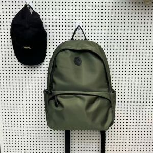 New Korean Style Large Capacity Nylon Backpack Travel Bag Mens Student Bookbag Commuter Bag Double Shoulder Soft Carry-On Bag