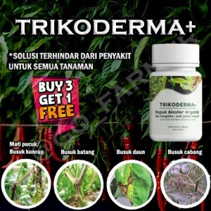 Beli 3 gratis 1 botol Pupuk Tricoderma+ Bio Fungisida Pupuk Biosfer Anti Jamur Anti Layu 250ml