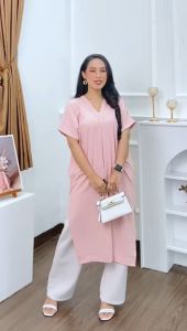 Nagita Dress Tunik Ura Giri | Tunik Kaftan Terbaru Viral