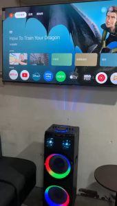 Speaker BTS-1708 Brodu Dual 10 inch Bluetooth Speaker With 2 Rechargeable Wireless Microphone