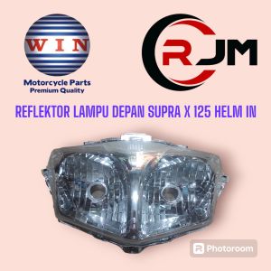 REFLEKTOR LAMPU DEPAN SUPRA X 125 HELM IN WIN