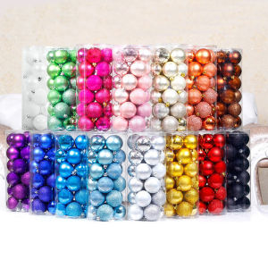 4CM Christmas Ball Decoration Hanging Xmas Tree Pendent Ornaments for Home Decor Navidad New Year 2026 Party Supplies Accessory