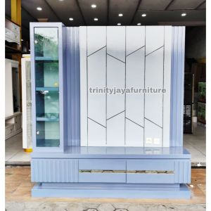 Bufet Tv Partisi Tv 1 Muka Bahan Multiplek/trinityjayafurniture