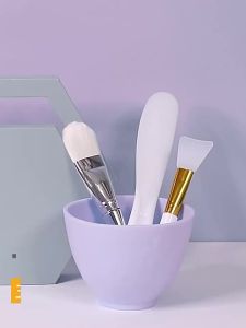 Silicone Face Mask Mixing Bowl Set Facial Skin Care Tools Kit Mask Brush Facial Applicator Spatula Measure Spoon Beauty Supplies