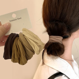 Thickened Woven Hair Ties Womens New 2025 Wide Headbands Face Mask Elastic Hair Bands Korean Style Fashion Accessories