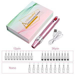 Wireless Derma Pen Professional High Frequency Mesotherapy Skincare Tool Professional Microneedling Pen With 30pcs Needles