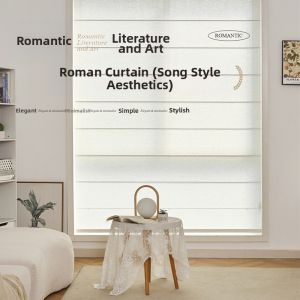 Custom Light-Blocking Roman Shade Blinds