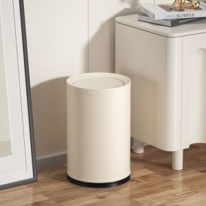 9L/10L/12Lswing lid trash canmetal double layer trash bin for  bathroombedroomliving roomkitchenoffice