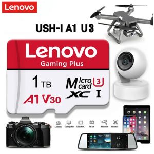 Lenovo การ์ด SD ไมโคร Class10ความเร็วสูงระดับพรีเมี่ยม2TB 1TB 256GB 128GB สำหรับกล้องโทรศัพท์ Nintendo Switch เก็บข้อมูล