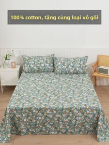 Bộ Drap Giường Bông Thoáng Mát 3 Cái