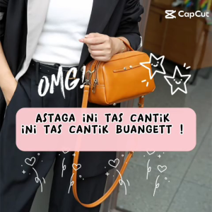 GALATOK Tas Selempang Wanita Kulit Asli/ Tas Persegi Kecil/ Tas Tangan Fashion Serbaguna