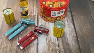 Can opener chef classic stainless steel Can opener multi tool Can opener heavy duty Germany Can opener and bottle opener for souvenir  Original 3 In 1 New Can Opener 360° rotatable effortless Tin Opener with Lids Jar Opener bottle tool for home bar kitche