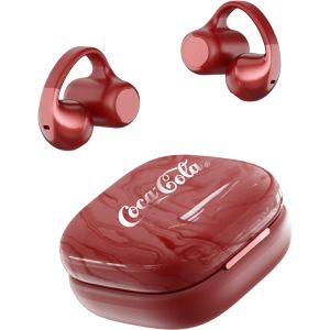 Coca-Cola CX09 ClipOn True Wireless Earphones Bluetooth 6.0 Headset with Mic Outdoor Sports Headphones for Running Workout