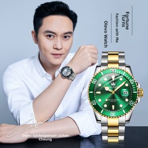 OLEVS | Automatic Mechanical Mens Watch Water-Resistant Night-Light