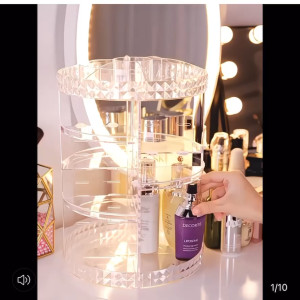 *SG Stock* 360 Degree Rotating Rack Makeup Rack Makeup Holder Makeup Stand Cosmetics Rack Cosmetics Stand Cosmetics Holder Perfumes Rack Perfumes holder Perfumes Stand Desktop Rack Desktop Shelf Kitchen Rack Kitchen Shelf Cup Holder Cup Stand