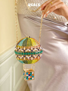 UGALS | Vintage Hot Air Balloon Design Handbag