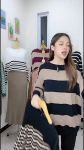 EMILY KNIT TOPS ATASAN RAJUT WANITA TOPS OVERSIZE