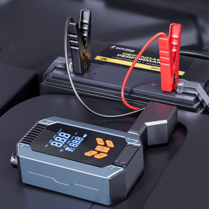 Emergency Car Jump Starter Power Inflator One Machine Portable Air Pump for Battery Powered Vehicles Heavy Duty Tire Inflator