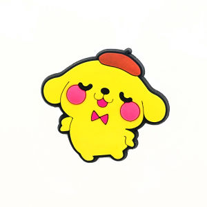 Yellow Collection 56pcs DIY Detachable Soft Rubber Clog Shoe Buckles Cartoon Intellectual Star Girl Shoe Accessories