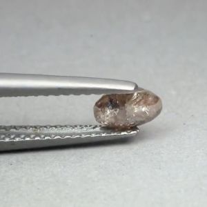 เพชรสีชมพูดิบทรงรี 0.50 กะรัต จาก Argyle เพชรธรรมชาติ 100% ไม่ผ่านความร้อน