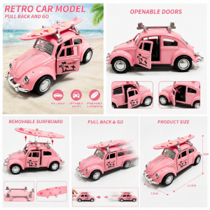Collectible Alloy Car Model Adult Desktop Decorative Ornaments Commercial Baking Decoration Crafts Adult Party Scene Display Pie