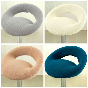 Thickened Hollow out Chair Cover Universal Bar Counter Stool Cover High Backrest Elastic Modern Simple Style Gold Shop