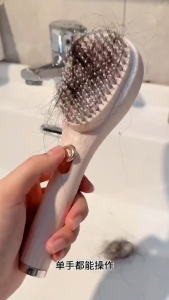 1pcs Retractable Magic Massage Comb Scalp Broken Hair Cleaning Comb Portable Household ABS 伸缩魔法梳
