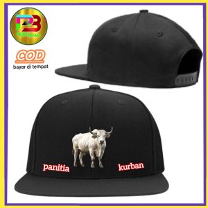 Topi Snapback Panitia Kurban Topi Casual Rope Hat Bahan Denim Topi Distro Pria Wanita Topi Premium Bisa Custom