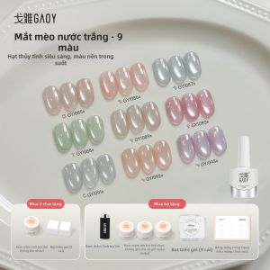 GAOY | Popular Flash Clear Glass Pearl Satin Nail Polish