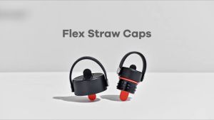 Hydro Flask Tumbler 21oz Standard Mouth Flex Straw Cap - Botanical Bliss Agave