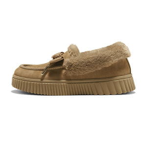 Skechers | Comfortable Warm Suede Low-top Slip-on Casual Shoes