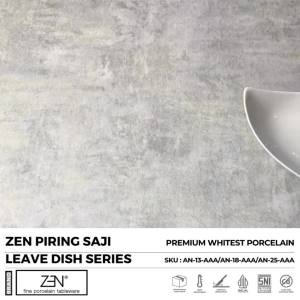 ZEN Piring Saji Leaves Dish HORECA