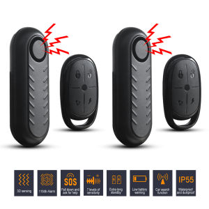 Wireless Bicycle Alarm Burglar Waterproof 110dB Vibration Sensor With Remote Control Smart Security Bike Motorcycle Device