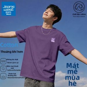 Jeanswest | Áo Thun Tay Ngắn Cotton Sạch Mới Cho Mùa Hè