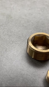 Plug Thread Male / Tutup Pipa Kuningan Drat Luar 1/2 1/4 1/8