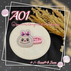 JEPIT RAMBUT LABUBU AKRILIK IMPORT PREMIUM / JEPIT RAMBUT LABUBU BESAR / JEPITAN LABUBU VIRAL / LABUBU CUTE HAIR CLIP / LBA6835