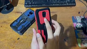 Case HP Untuk Xiaomi Redmi 13 New Casing HP Kickstand Armor Belt Clip Terbaru