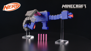 Nerf Minecraft Ender Dragon Blaster and 12 Nerf Elite Foam Darts