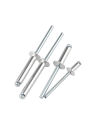 Đinh Tán Đầu Tròn Hình Chữ Nhật Bằng Nhôm Đinh Tán Rút Dài Màu Đen Đinh Tán Mở M2.4-M5 Phụ Kiện Trục Vít Bằng Thép. 