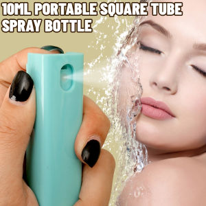 2ชิ้นขวดสเปรย์เติมได้10มล. ขวดน้ำหอมในแก้วขวดแบบพกพาสำหรับเดินทางฉีดน้ำเปล่า