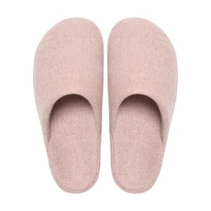 Breathable Linen Slippers Arch Support Silent Soft Bottom Wooden Floor Suitable for Men And Women Home Slippers Mok Lin Brand