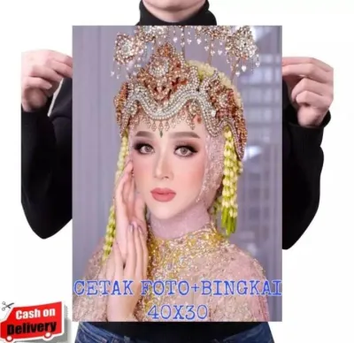 CETAK FOTO 20R SUDAH DI BINGKAI COD
