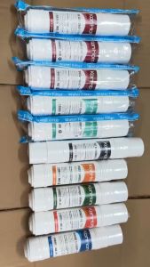 Bộ 10 lõi Korihome chính hãng như hình : 3 sed+ 2 pre+1 RO + 1 Post + 1 Alkaline hydrogen + 1 mineral + 1 nano