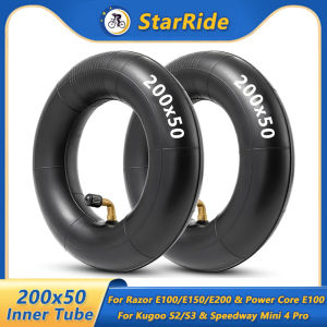 200x50 Inner Tube for Razor E100/E150/E200 Power Core E100 Kugoo S2/S3 Speedway Mini 4 Pro E-Scooter Tires Tube Parts 200*50
