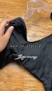 CB BJR1152 Baju Renang Swimsuit Bikini Wanita Big Size One Piece Model Lengan Pendek Fashion