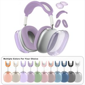 New For 2024 AirPods Max Headphone Protective Case 3 in 1 Transparent TPU Silicone Anti-scratch Protective Cover For Airpods Max