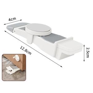 Non Slip Rubber Adjustable Height Door Stopper Wedge Windproof Anti Collision Floor Protector For Home Office Door Use